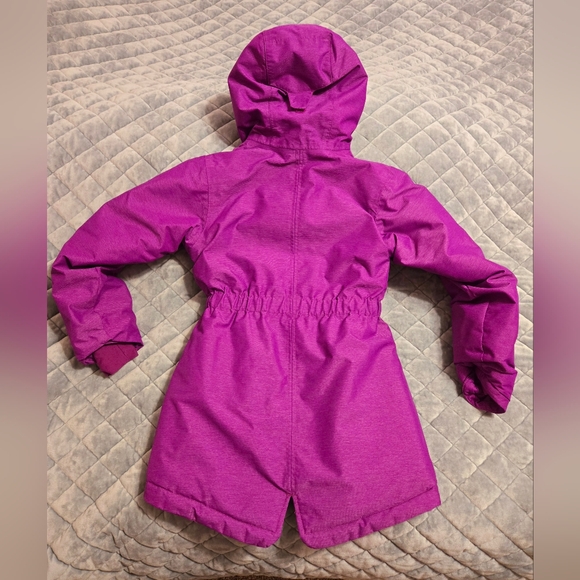 Girl's Columbia Nordic Strider Purple Winter Jacket size 7/8 - Picture 10 of 11